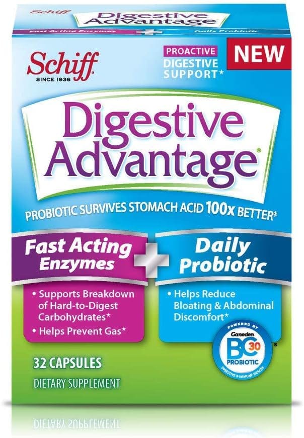 Digestive Advantage Fast Acting Enzymes plus Daily Probiotic