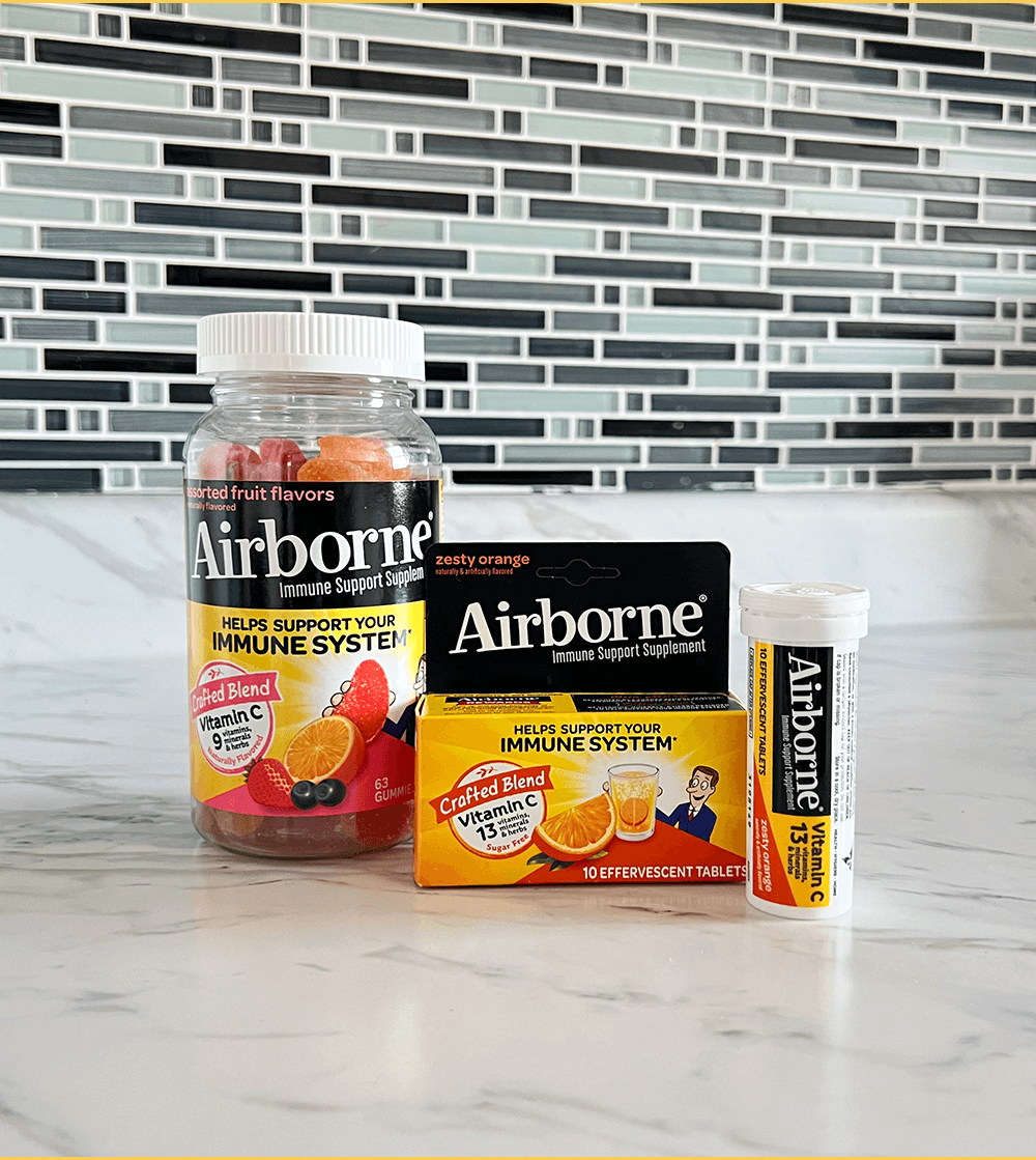 Airborne immune support products