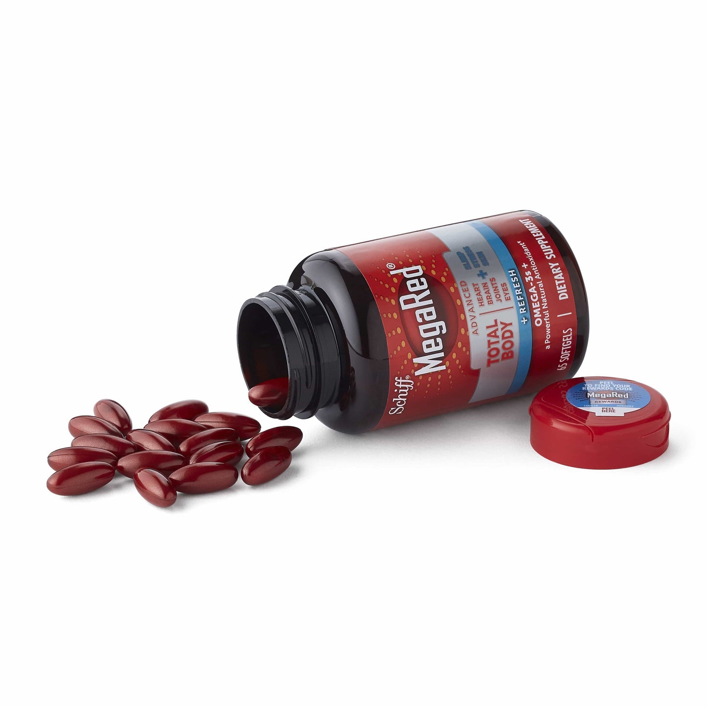 MegaRed Advanced Total Body Refresh 500 mg Softgels