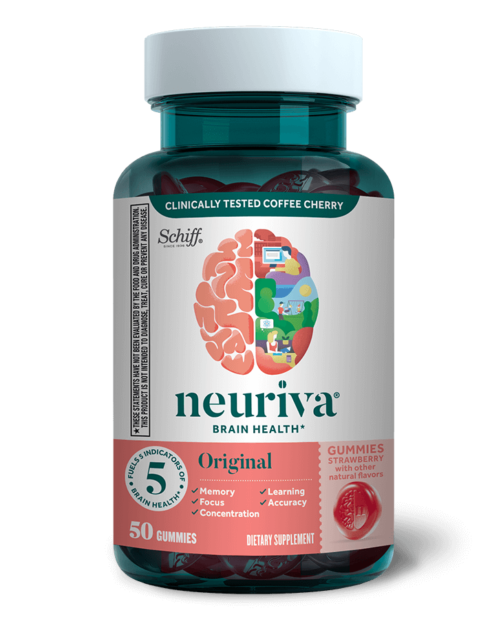 Neuriva Brain Health Strawberry Original Gummies