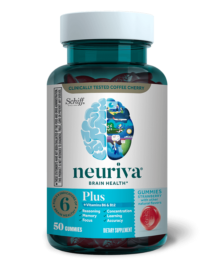 Neuriva Original Brain Health Plus Gummies Bottle, 50 included