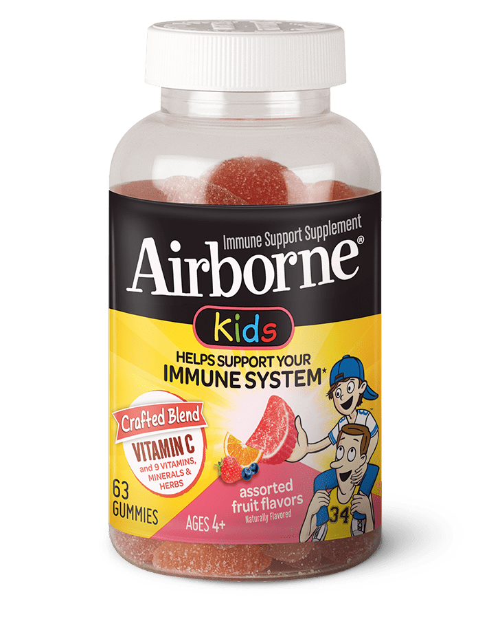 Kids Assorted Fruit Flavored Immune Support Gummies