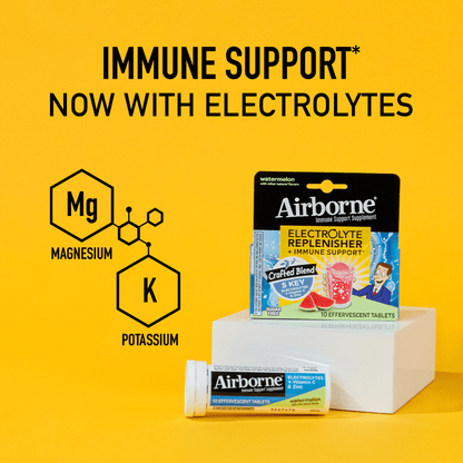 Electrolyte Replenisher + Immune Support Effervescent Tablet