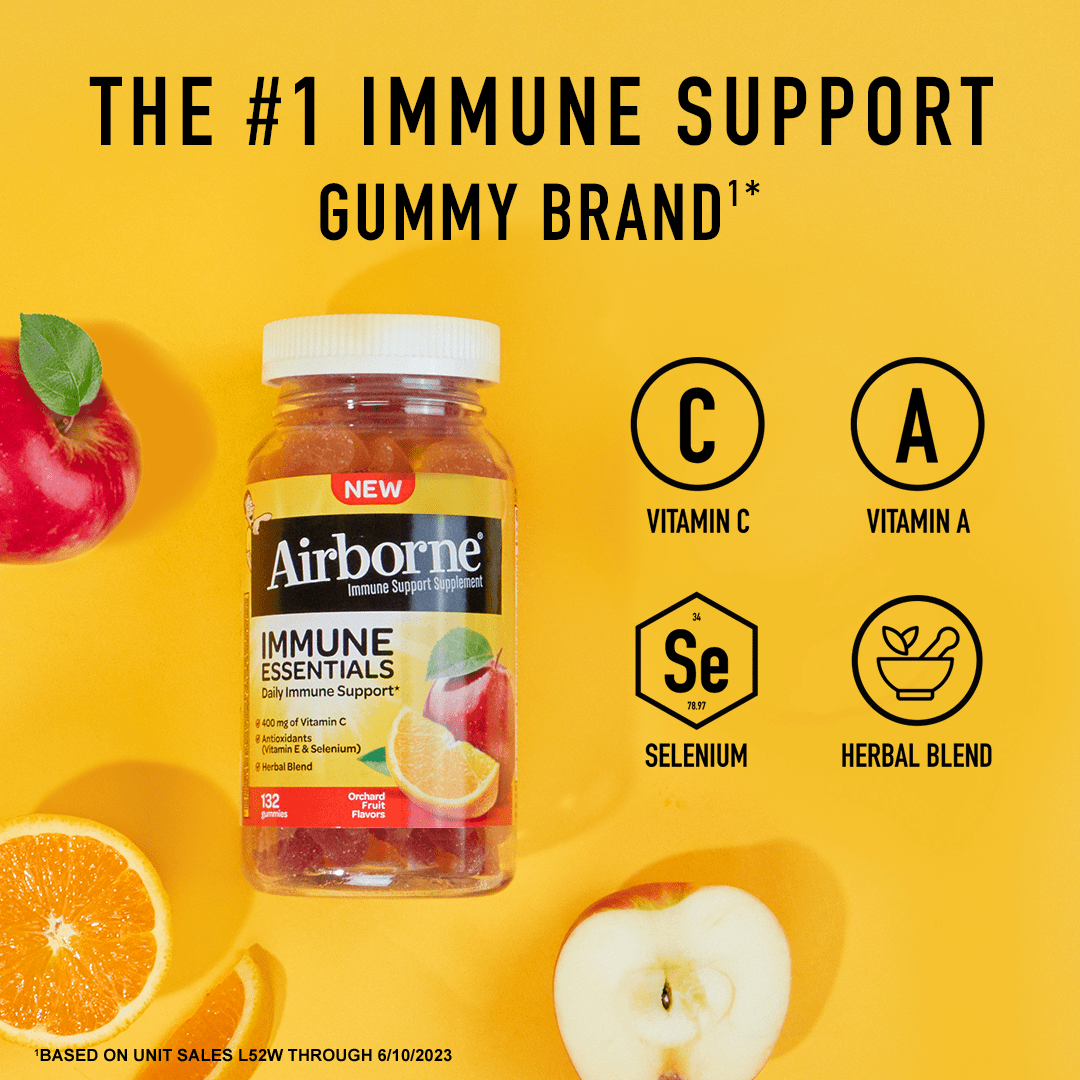 Immune Essentials Gummies - Orchard Fruits