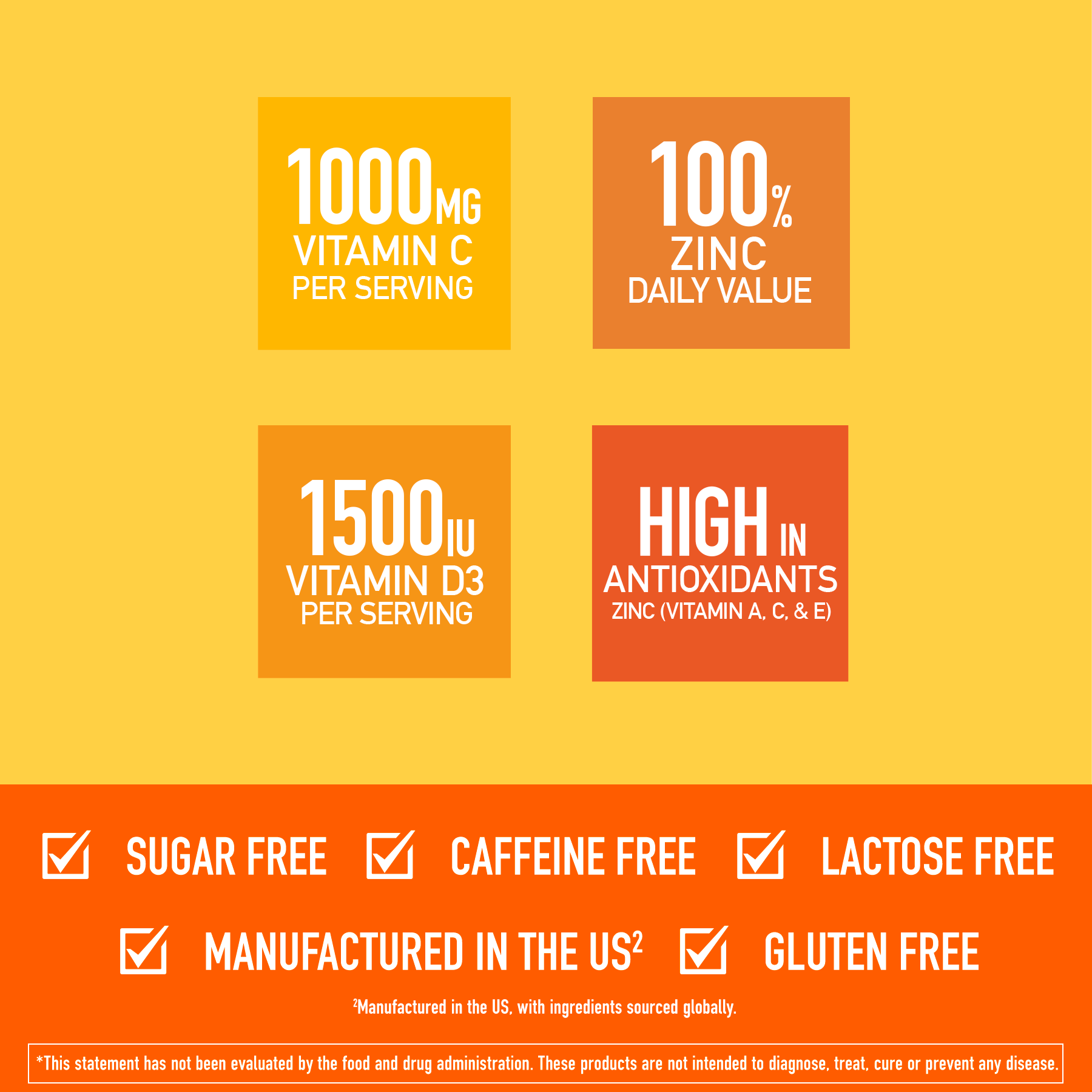 Airborne Effervescent Tablets Zesty Orange Triple Pack Schiff Vitamins