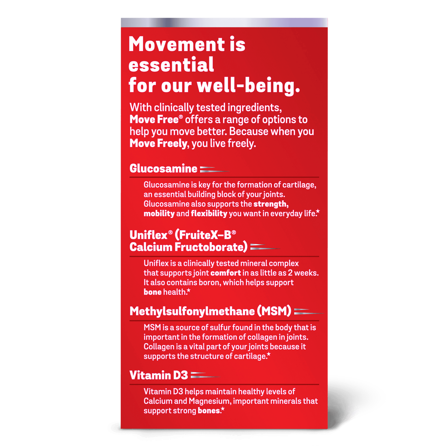 Reasons why Move-Free Advanced Plus MSM is an essential joint supplement for maintaining wellbeing.