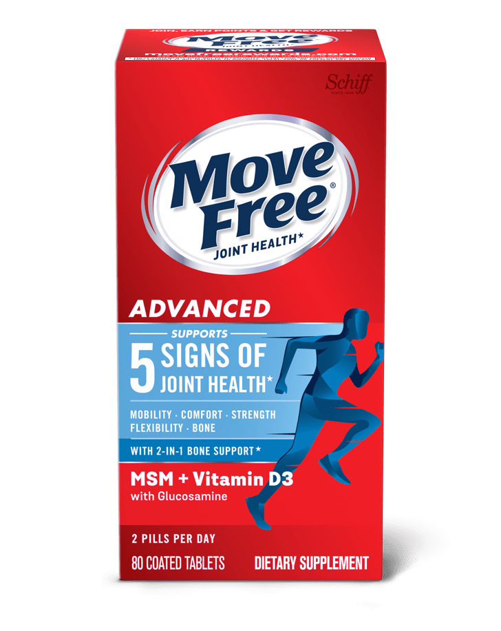 Move Free Advanced MSM + Vitamin D3 Glucosamine Chondroitin Joint Supplement