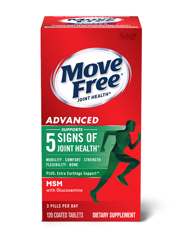 Move-Free Advanced Joint Health supports 5 signs of joint health