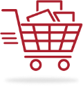 Shopping cart icon