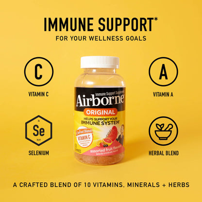 Assorted Fruit Flavored Immune Support Gummies