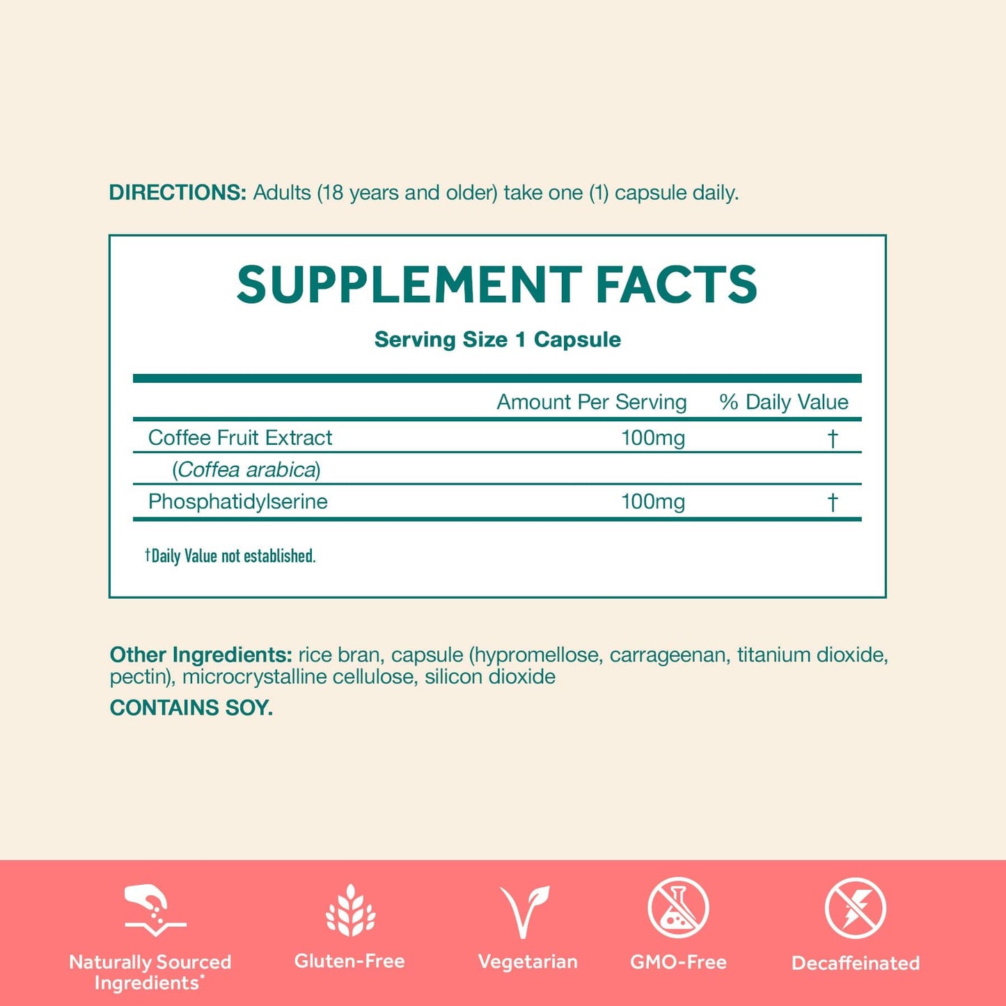 Neuriva Original, Brain Health Supplement with Coffee Cherry Extract & Phosphatidylserine