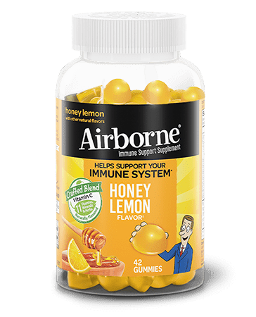 Airborne Honey Lemon Immune Support Gummies