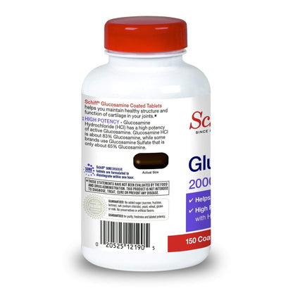Schiff Glucosamine Tablets with Hyaluronic Acid 2000mg