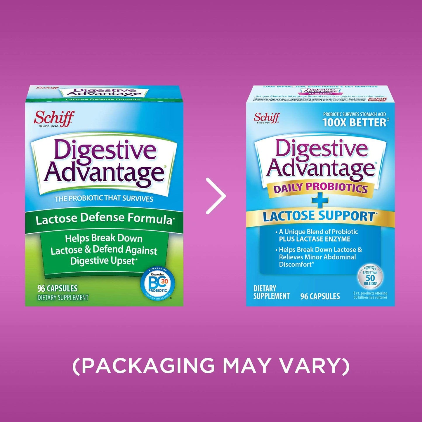 Digestive Advantage Daily Probiotics + Lactose Support