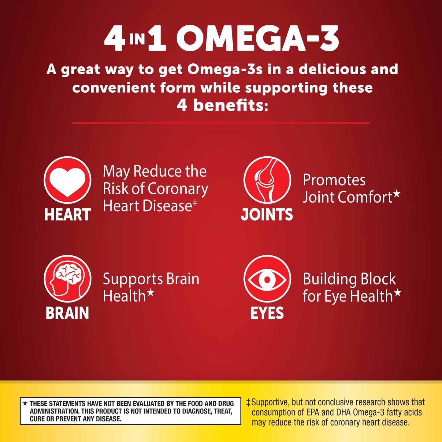 MegaRed Advanced 4in1 Omega-3 Adult Gummies