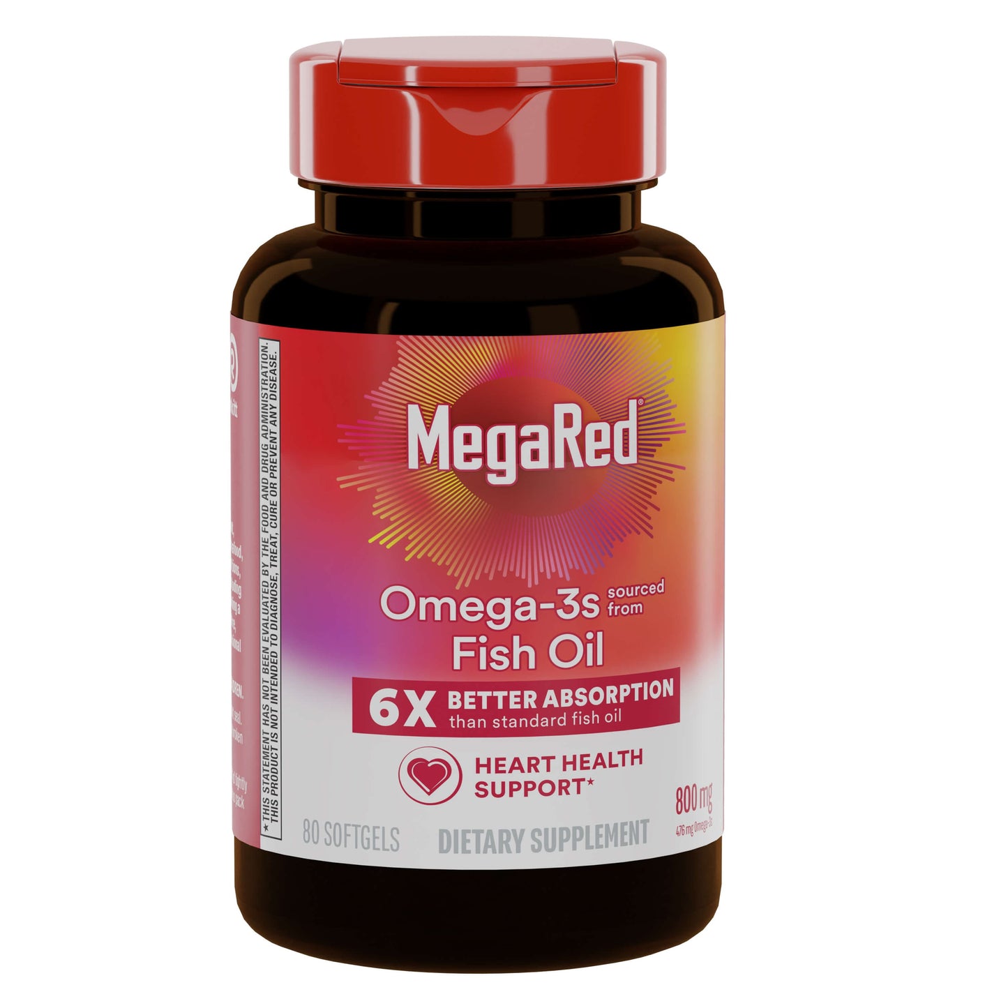 MegaRed Advanced 6X Better absorption 800mg