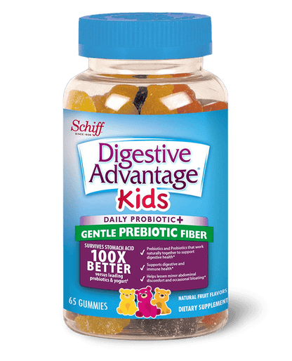 Digestive Advantage KIDS Prebiotic Fiber Plus Probiotic Gummies
