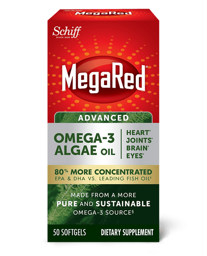 MegaRed Advanced Omega-3 Algae Oil Softgels