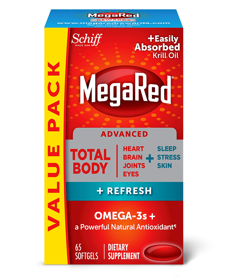 MegaRed Advanced Total Body Refresh 500 mg Softgels