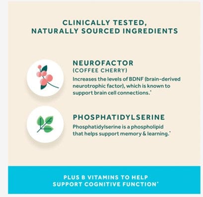 Neuriva Plus, Brain Health Supplement with Coffee Cherry Extract & Phosphatidylserine