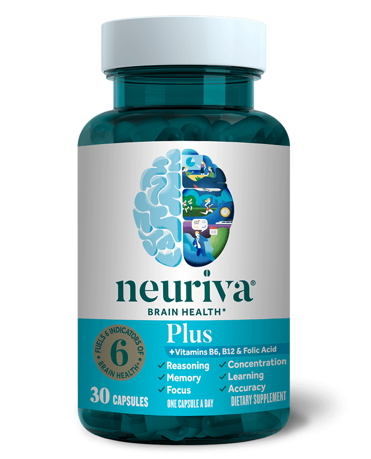 Neuriva Brain Health Supplement Bottle, 30 capsules included