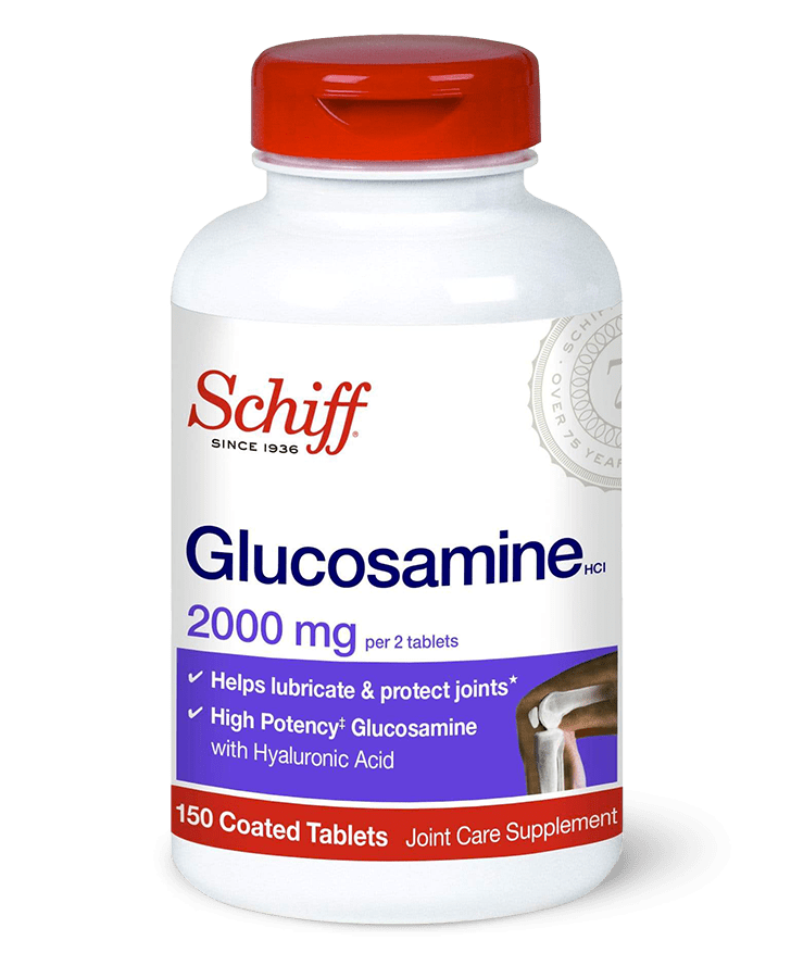 Schiff Glucosamine Tablet bottle, 150 coated tablets