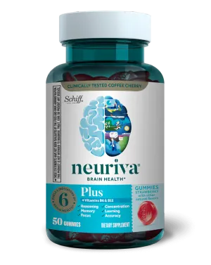 Neuriva Brain Health Strawberry Plus Gummies