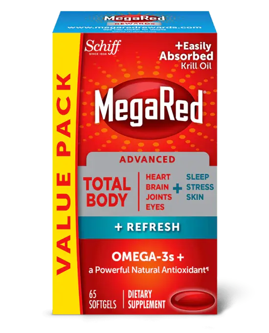 MegaRed Advanced Total Body Refresh 500 mg Softgels