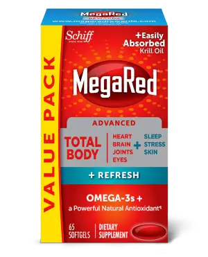 MegaRed Advanced Total Body Refresh 500 mg Softgels