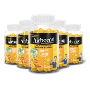 Airborne Honey Lemon Immune Support Gummies