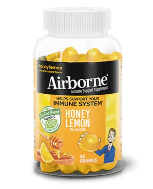 Airborne Honey Lemon Immune Support Gummies