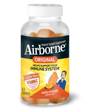 Zesty Orange Immune Support Gummies