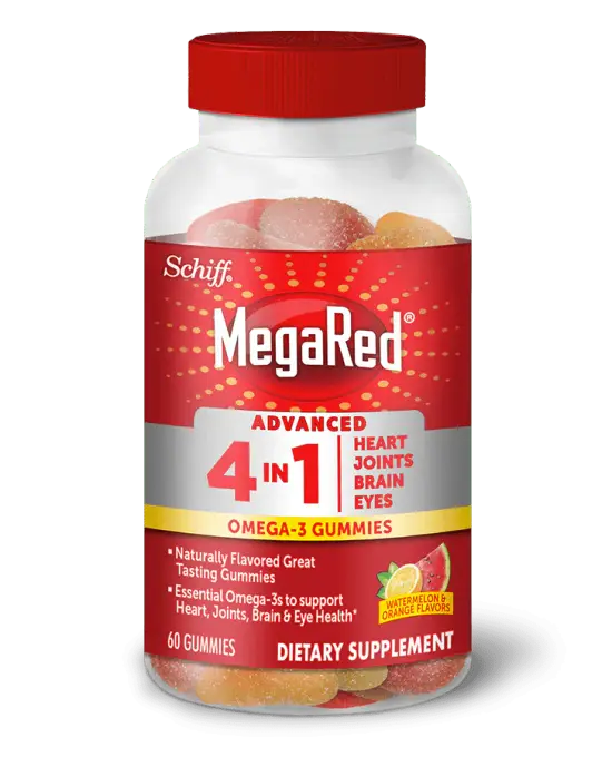 MegaRed Advanced 4in1 Omega-3 Adult Gummies