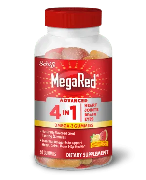 MegaRed Advanced 4in1 Omega-3 Adult Gummies