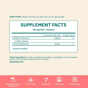 Neuriva Original, Brain Health Supplement with Coffee Cherry Extract & Phosphatidylserine