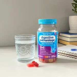 DIGESTIVE ADVANTAGE® Daily Probiotic – Assorted Fruit Blend Gummies