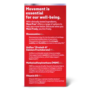Move Free Advanced MSM + Vitamin D3 Glucosamine Chondroitin Joint Supplement