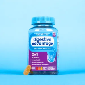 DIGESTIVE ADVANTAGE® Daily Probiotic – Assorted Fruit Blend Gummies