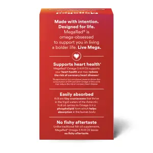 MegaRed 500mg Extra Strength Omega-3 Krill Oil Softgels