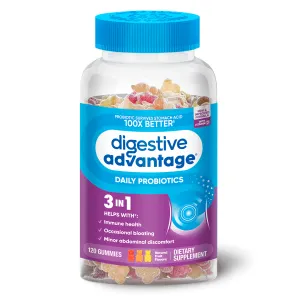 DIGESTIVE ADVANTAGE® Daily Probiotic – Assorted Fruit Blend Gummies