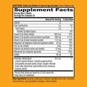 Very Berry Immune Support Chewable Tablets