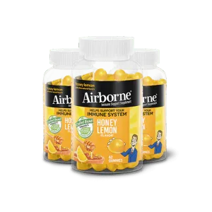 Airborne Honey Lemon Immune Support Gummies