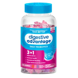 DIGESTIVE ADVANTAGE® Daily Probiotic – Assorted Fruit Blend Gummies