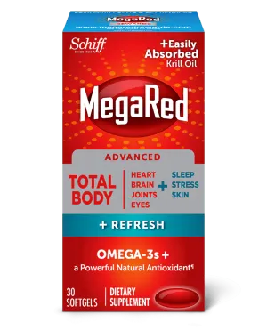 MegaRed Advanced Total Body Refresh 500 mg Softgels