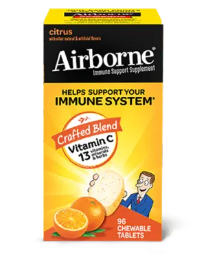 Airborne Chewable Tablets – Citrus